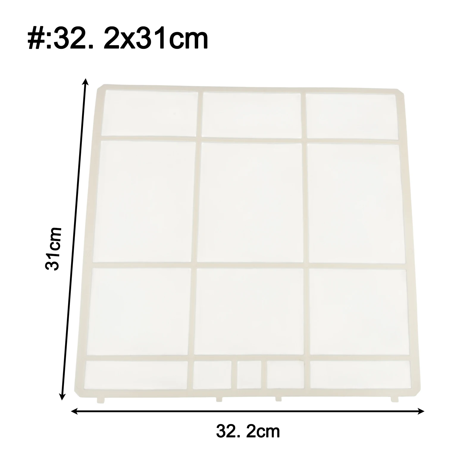 Indoor Unit Dustproof Screen for Air Conditioner Reliable Accessory for Maintaining Cleanliness and Efficiency