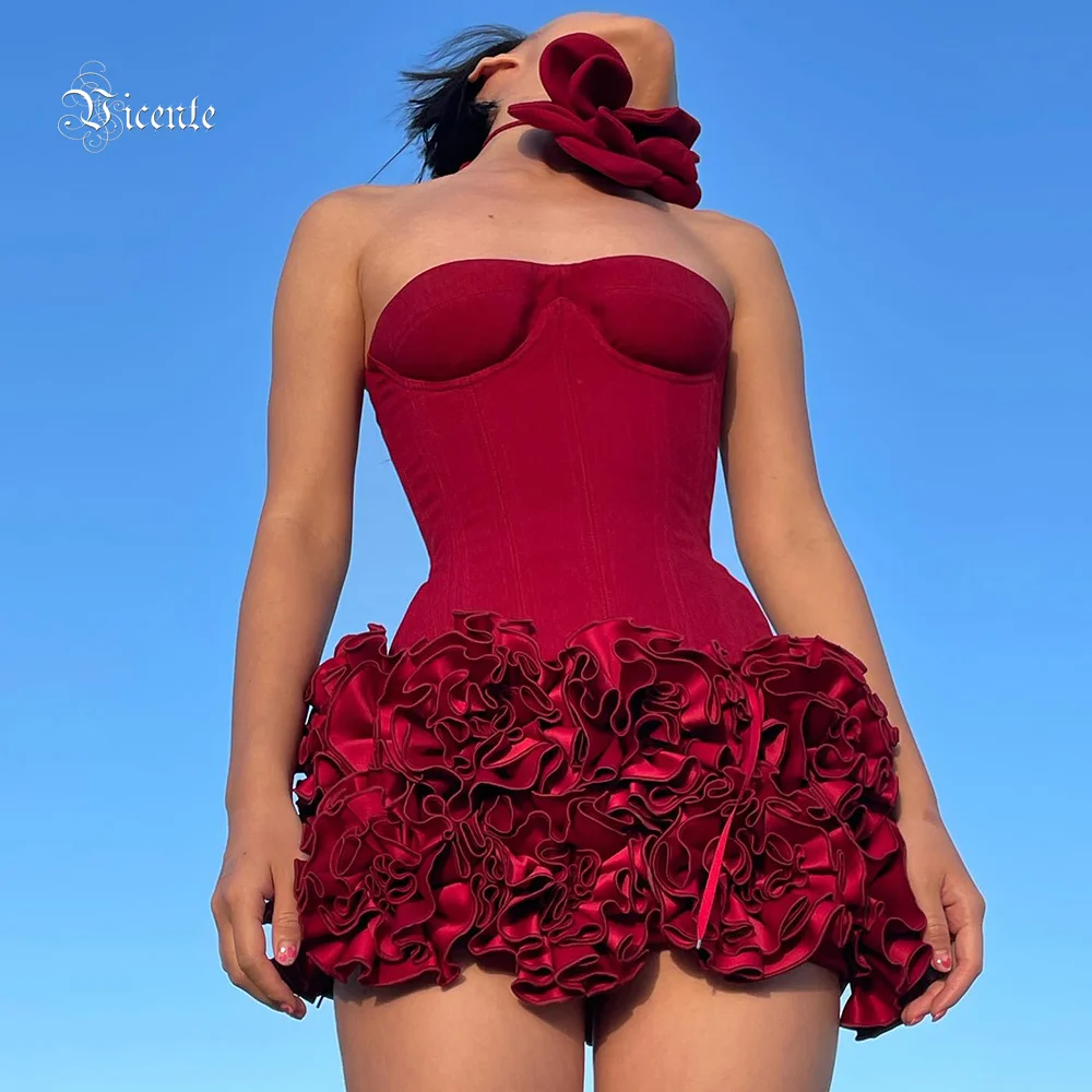 VC Christmas Dress Strapless Backless Red Structured Floral Embellished Mini Length Bodycon Celebrity Party Cocktail Dress - AliExpress 200000345 VC Christmas Dress Strapless Backless Red Structured Floral Embellished Mini Length Bodycon Celebrity Party Cocktail Dress - AliExpress 200000345