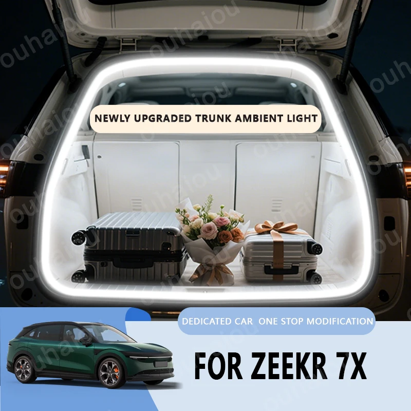 

For ZEEKR 7X trunk light modification light Atmosphere lights White warm white Rear Trunk LED Light Bar