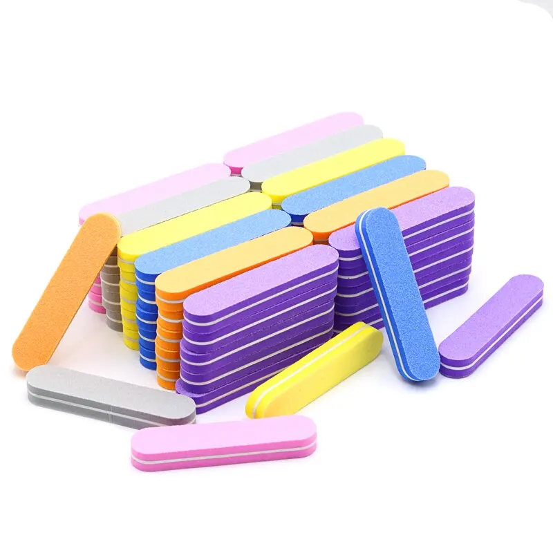 100 pezzi mini lucidatura levigatura lime blocco pedicure manicure cura nail art buffer smalto manicure pedicure lima per unghie strumenti