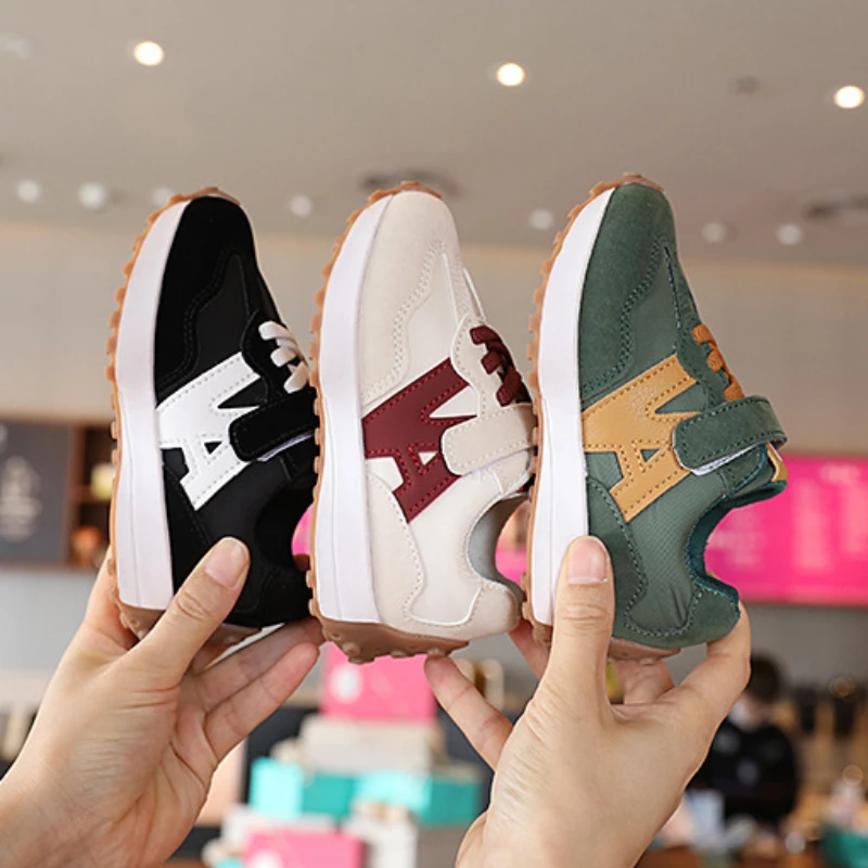 Spring Autumn Children Shoes Low Help Fashion Sports Boys Girls Running Casual Shoes Kids Outdoor Riding Hiking Playing Sneakers