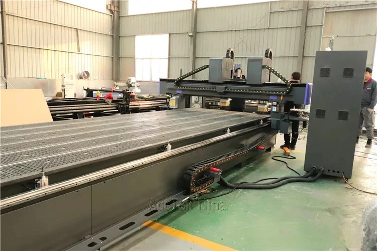 Multi-Function Panel Furniture Wood Doors Kitchen Cutting Carving HSD 9kw Spindle 1325 2060 Atc CNC Router
