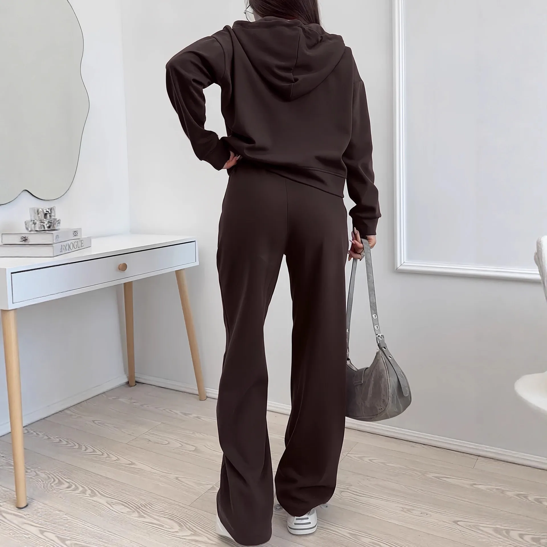 2 قطعة الملابس الأفريقية للنساء الخريف الشتاء أزياء أفريقيا طويلة الأكمام البوليستر أعلى بانت طويل مطابقة مجموعات أفريقيا الملابس