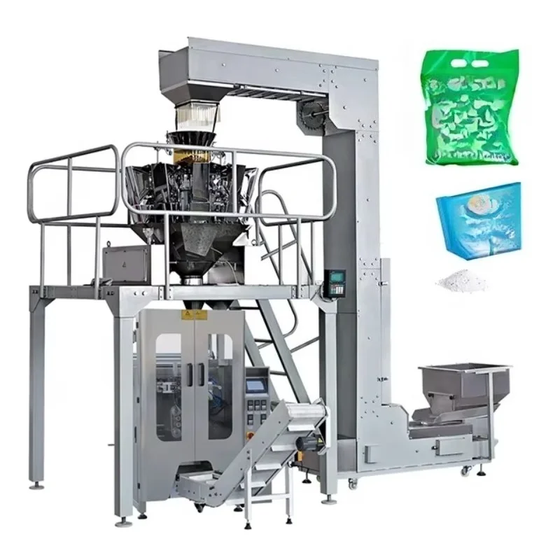 Customized Full Automatic Filling Packing Machine for Detergent Soap Washing Powder Laundry Powder Packaging Equipment