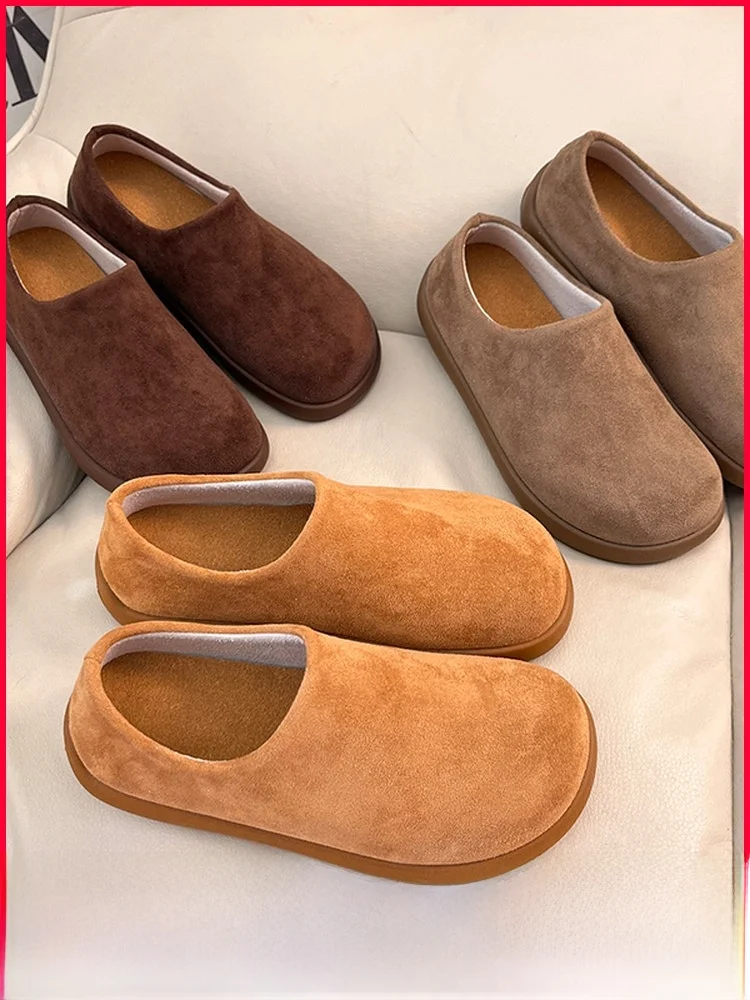 

Comfortable American Style Small Potato Ladies Fashion Slip-On Casual Low-Top Shoes Spring Trend Lazy Person's Sn...