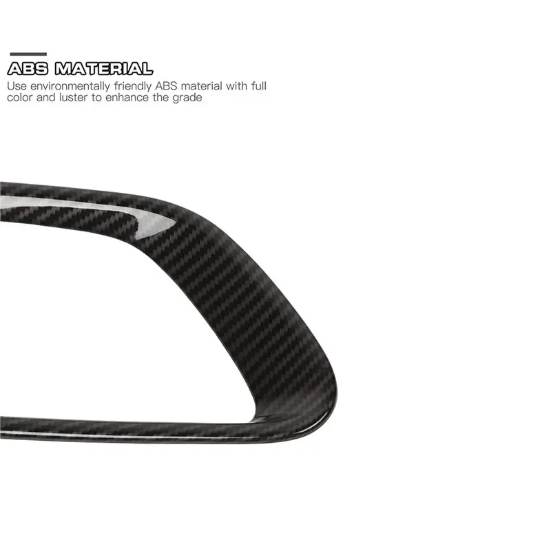 A84E-المصد الأمامي الضباب ضوء الحافة غطاء الكسوة إطار مصباح الضباب لسيارة جيب جراند شيروكي 2014 - 2017