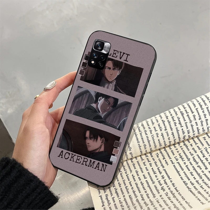

Levi Ackerman Carcasa Funda Phone Case For Xiaomi Redmi note 14 Pro 14 13 12 11 10 Pro 14S 12S 11S Redmi 14C 13C 10