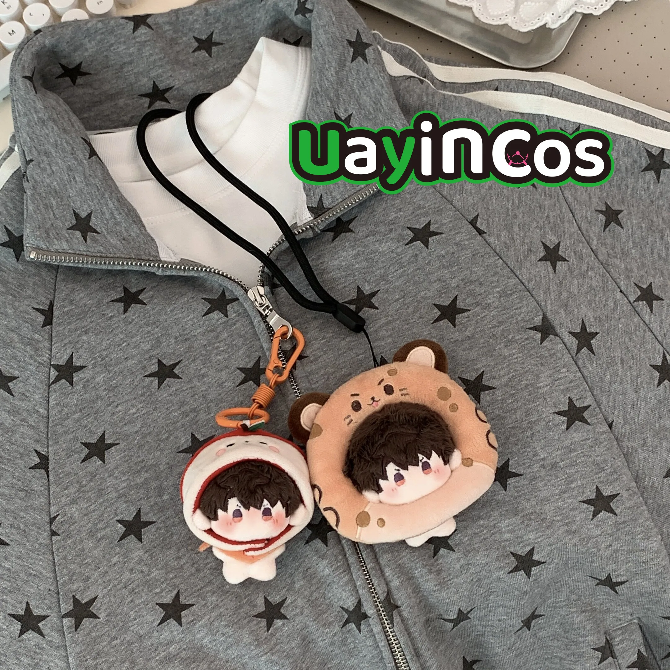 

5cm Love and Deepspace Sylus Rafayel Caleb Big Mouth Towe Headgear Stuffed Plushies Doll Clothes Keychain Bag Anime Game Toy Ki