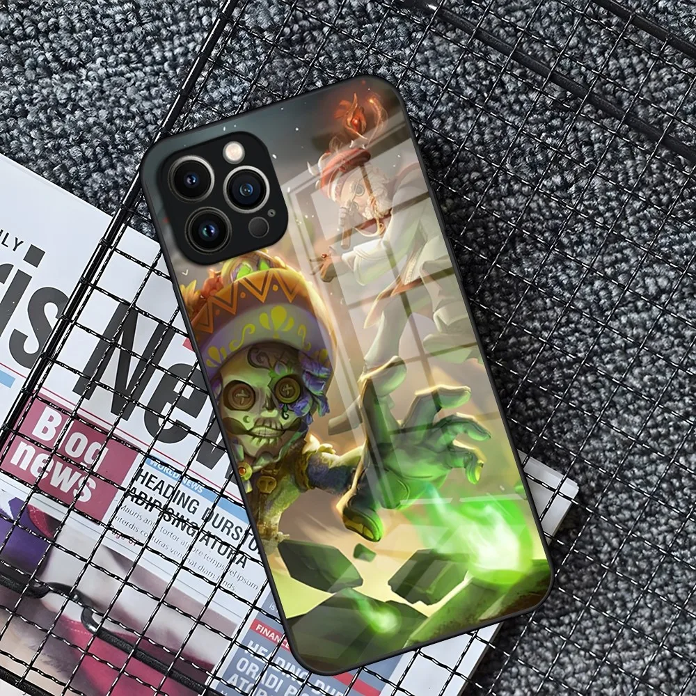 Game Identity V Phone Case For IPhone 15 14 Pro 11 13 12 Mini XS XR Max 6 8 7 Plus SE Glass Luxury Design Cove