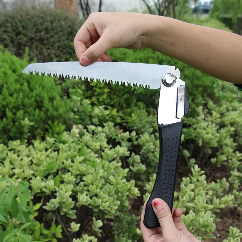 Klappbare Handsäge Tragbare Outdoor-Camping-Klappsäge Japanische Säge Holzbearbeitungs-Bügelsäge Holzschneidewerkzeuge – Detail 3