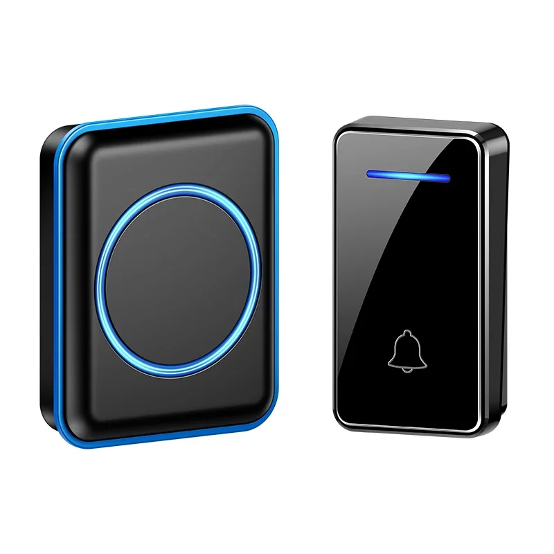 

CACAZI Welcome Home Self-Powered Wireless Doorbell 150M Remote Waterproof No Need Battery Button Call Ring 1 Button 1 Receiver