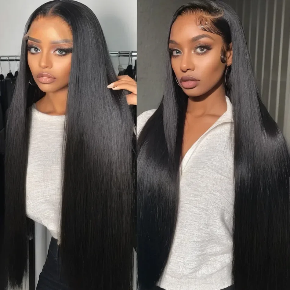 30 inch 13x4 13x6 Straight Hd Lace Frontal Wig Human Hair 180% Density Brazilian Remy Straight Wigs 100% Human Hair for Women