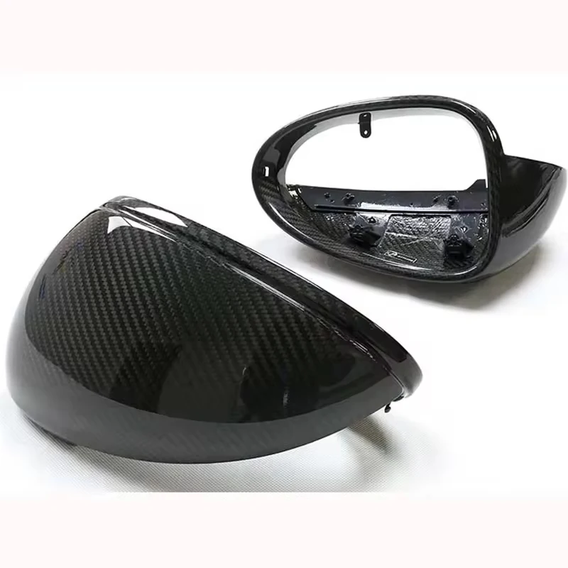 

Carbon Fiber Fibre Side Mirrors Cover Caps Fit for Porsche Macan Ture Factory Fitment