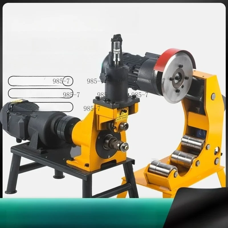 Electric Automatic Three-piece Hydraulic Machine, Galvanized Pipe Grooving & Cutting Equipment for Fire Pipe