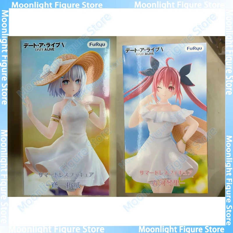In Stock FuRyu Kotori Itsuka Tobiichi Origami Summer Dress Anime Action Figure Toy Gift Model Collection Hobbies