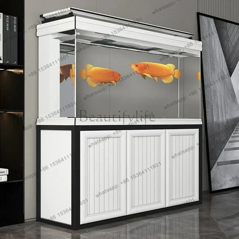 Grande acquario Acquario Cambia acqua Soggiorno Piccolo serbatoio per pesci con filtro inferiore per uso domestico