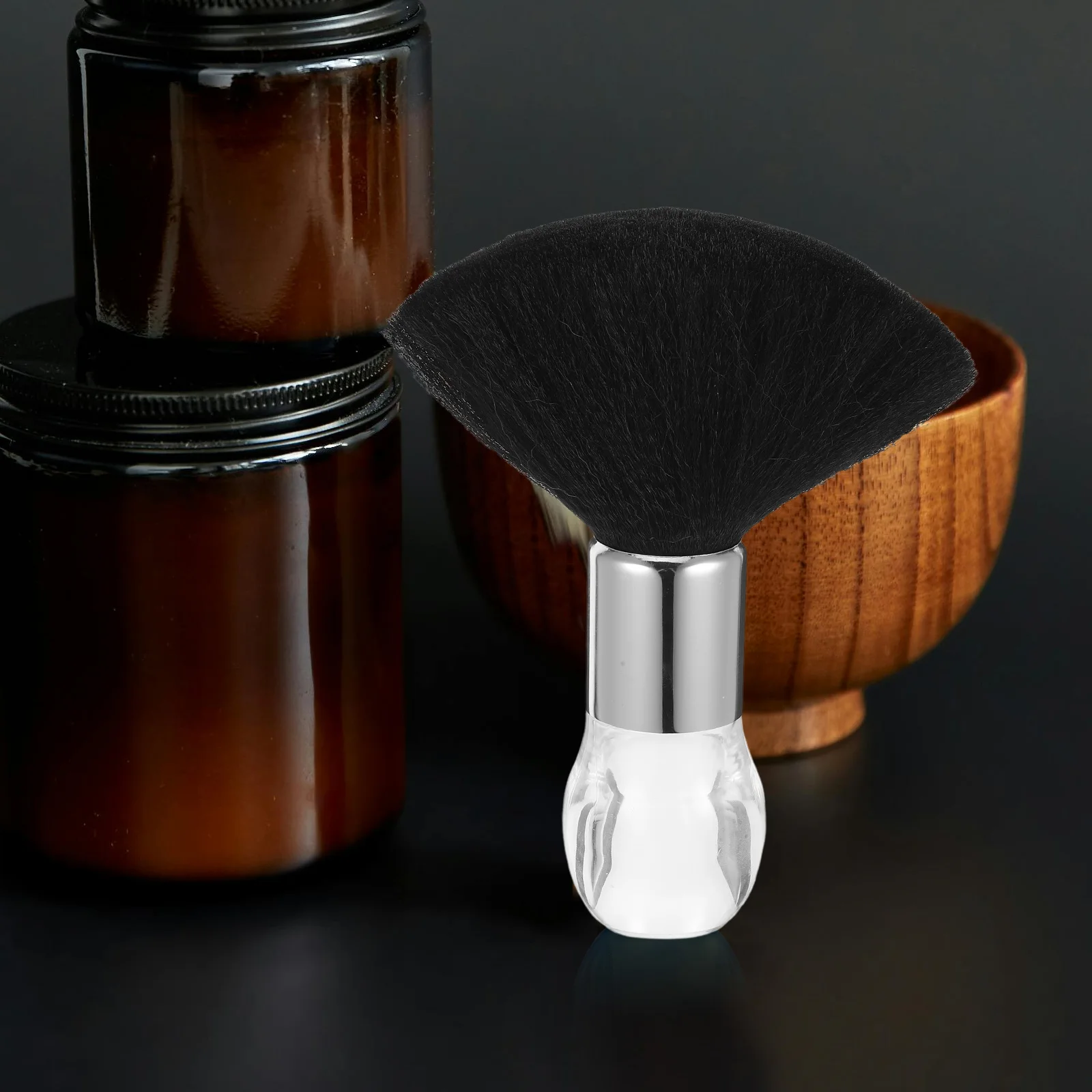 

Hair Brush Duster Soft Bristles Barber Neck Barber Household Cleaners Tool Brush Duster Supplies Travel Use Household Tool
