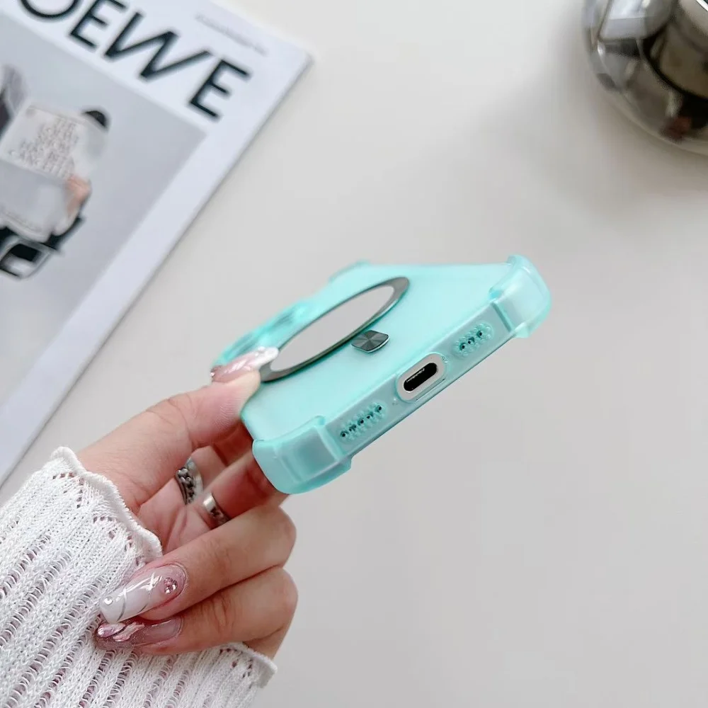 Make-up Spiegel Vier Ecke Sicherheit Anti Fall Magnetische Shell Geeignet Für Samsung A53 A52 A32 A13 4G A23 a33 A12 A51 A50 A52S