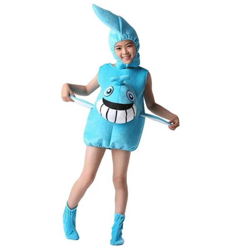 유니섹스 유아 가족 돌고래 상어 고래 코스프레 의상 어린이를위한 동물 점프 슈트 헤드 기어 신발 어린이 성능 슈트