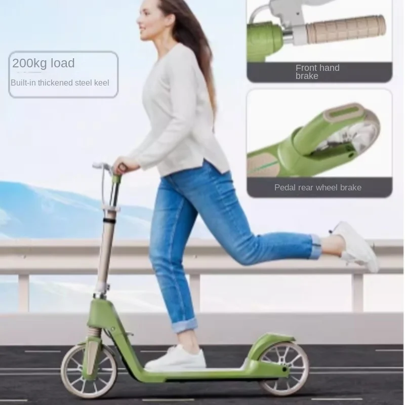 Selfree Scooter bambini 6-12-10 anni e oltre grandi bambini mobilità per adulti due ruote pedali pieghevoli Scooter notizie