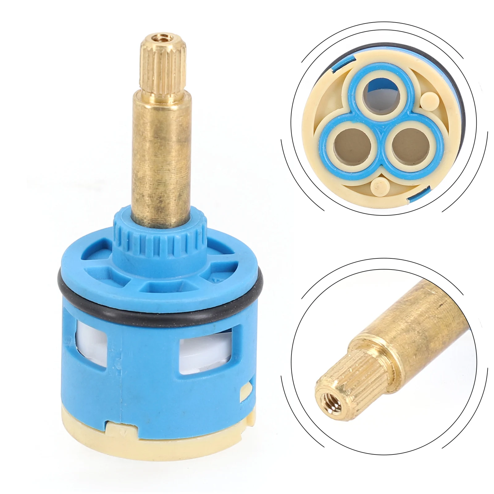 Brand New Diverter Shower Accessories 3 Way ABS+brass Ceramic Central Flow Diverter For Valore VS-1205 Shower Valve