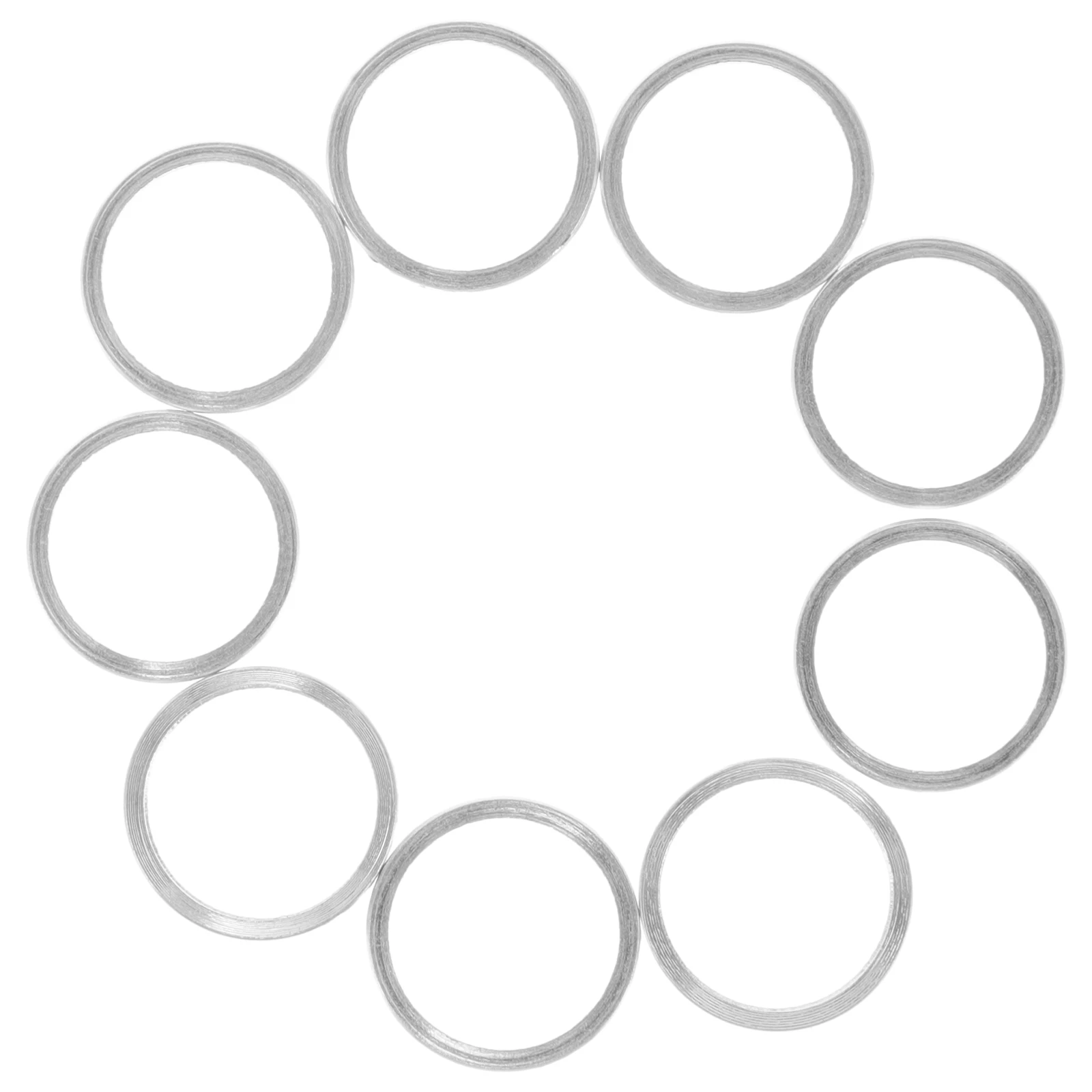 

10pcs Bicycle Screw Washer Aluminum Spacers Chainring Upgrade Bike Handlebar Fork Stem Headset Mountain Bike Part Riding