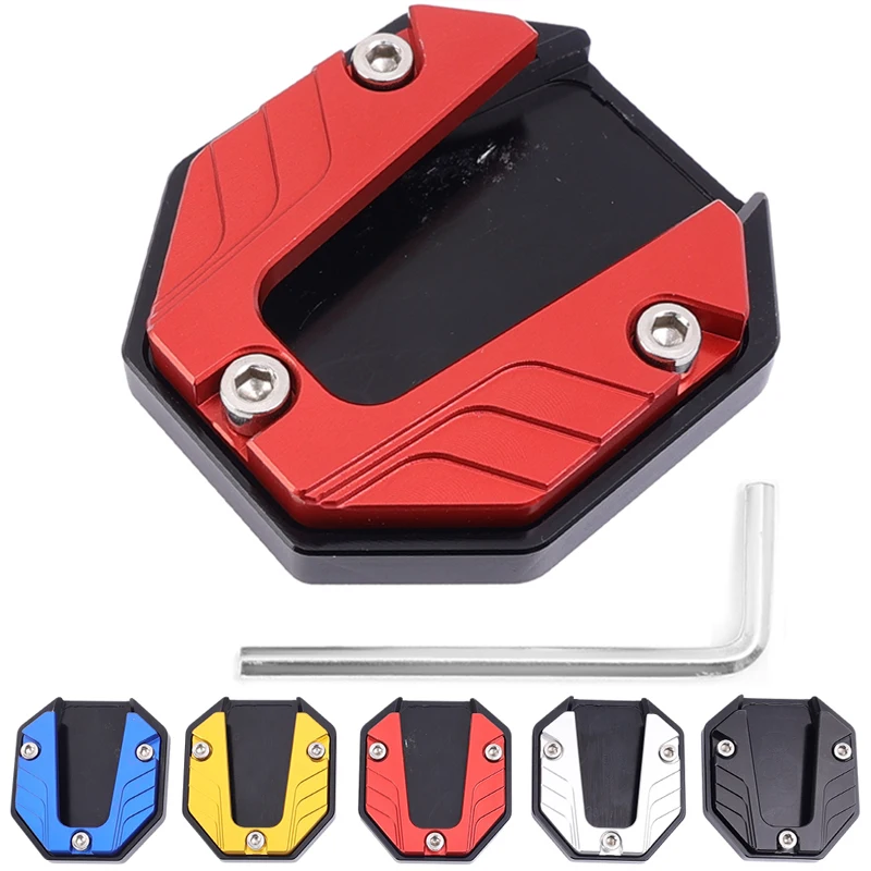 

Universal Electronic Motorcycle E-bike Scooter Kickstand Extender Foot Side Stand Extension Pad Support Plate Anti-skid Base