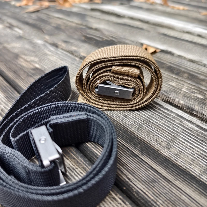 Outdoor Portable EDC Multi Purpose Aluminum Alloy Durable Strapping Ribbon Tactics Belt