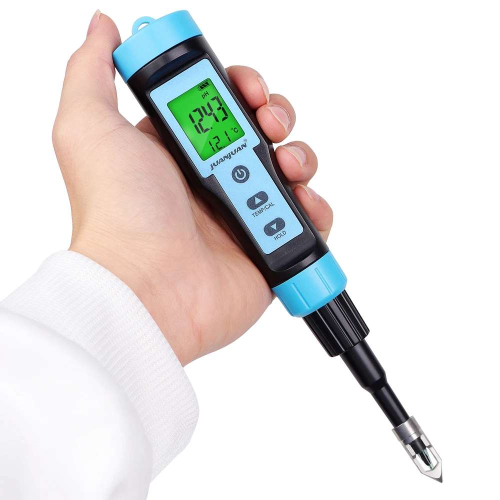 Digital Electronic Cheese Cosmetics PH Meter Baby Complementary Food PH Tester With Stainless Steel  Probe