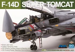 スーパーtomcat組み立て飛行機モデルキット、特別版プラスチックモデル、48003、F-14D、1:48