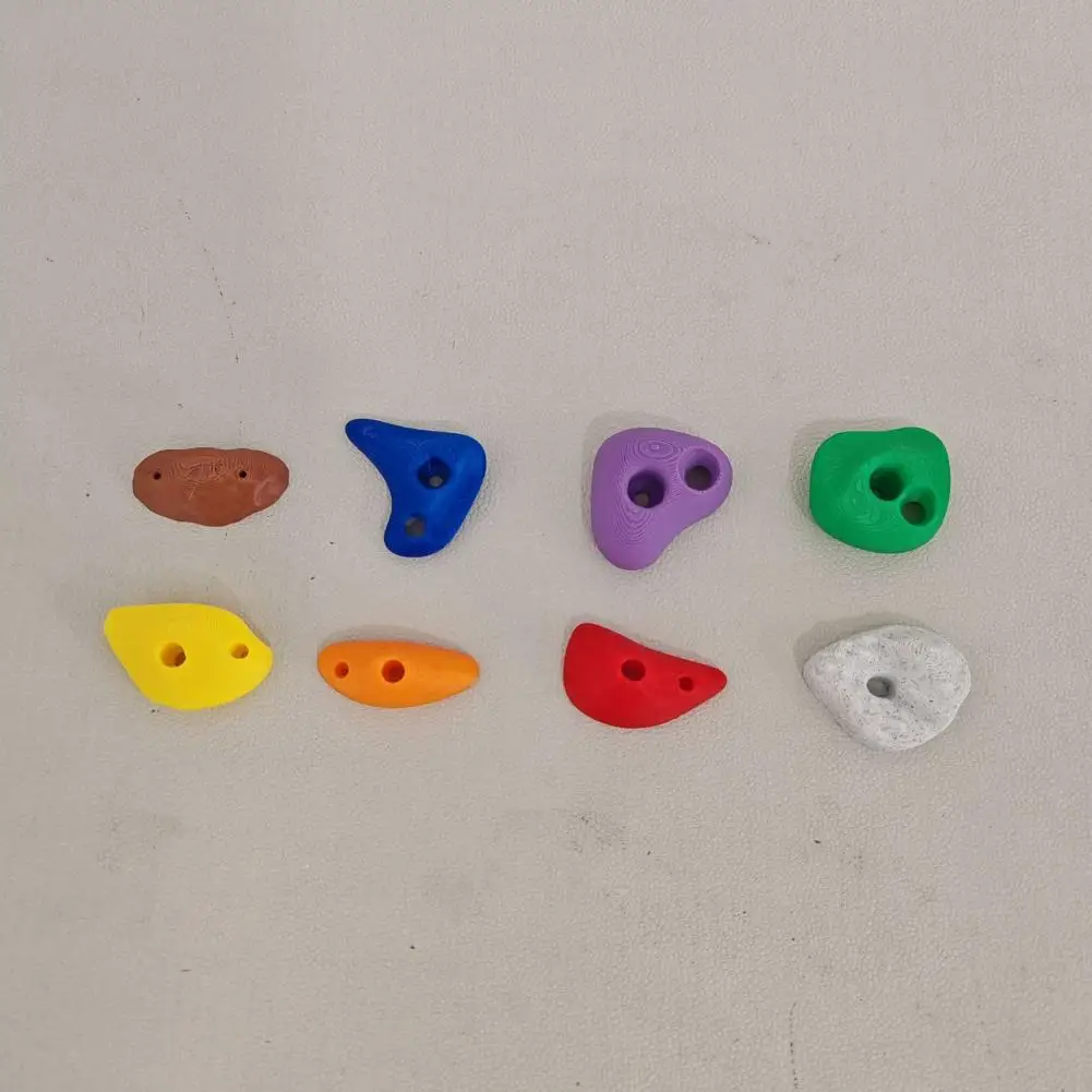 Diy Climbing Paradise for Hamsters 16pcs Hamster Climbing Wall Toys Colorful Plastic Rock Holds Traceless Adhesive for Dwarf