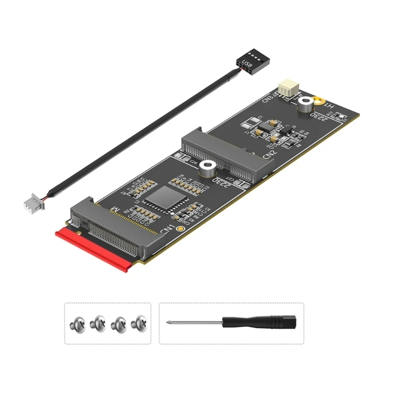 M.2 To M.2 E WiFi Bluetooth-Compatible Adapter Card For Drive And Wireless Module Expansion F19E