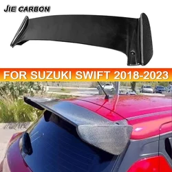 Real Carbon Fiber Spoiler Rear Runner Tail Diffuser Car Accessory Upgrade  Greddy Style for Suzuki SWIFT Sport ZC33S 2018-2024