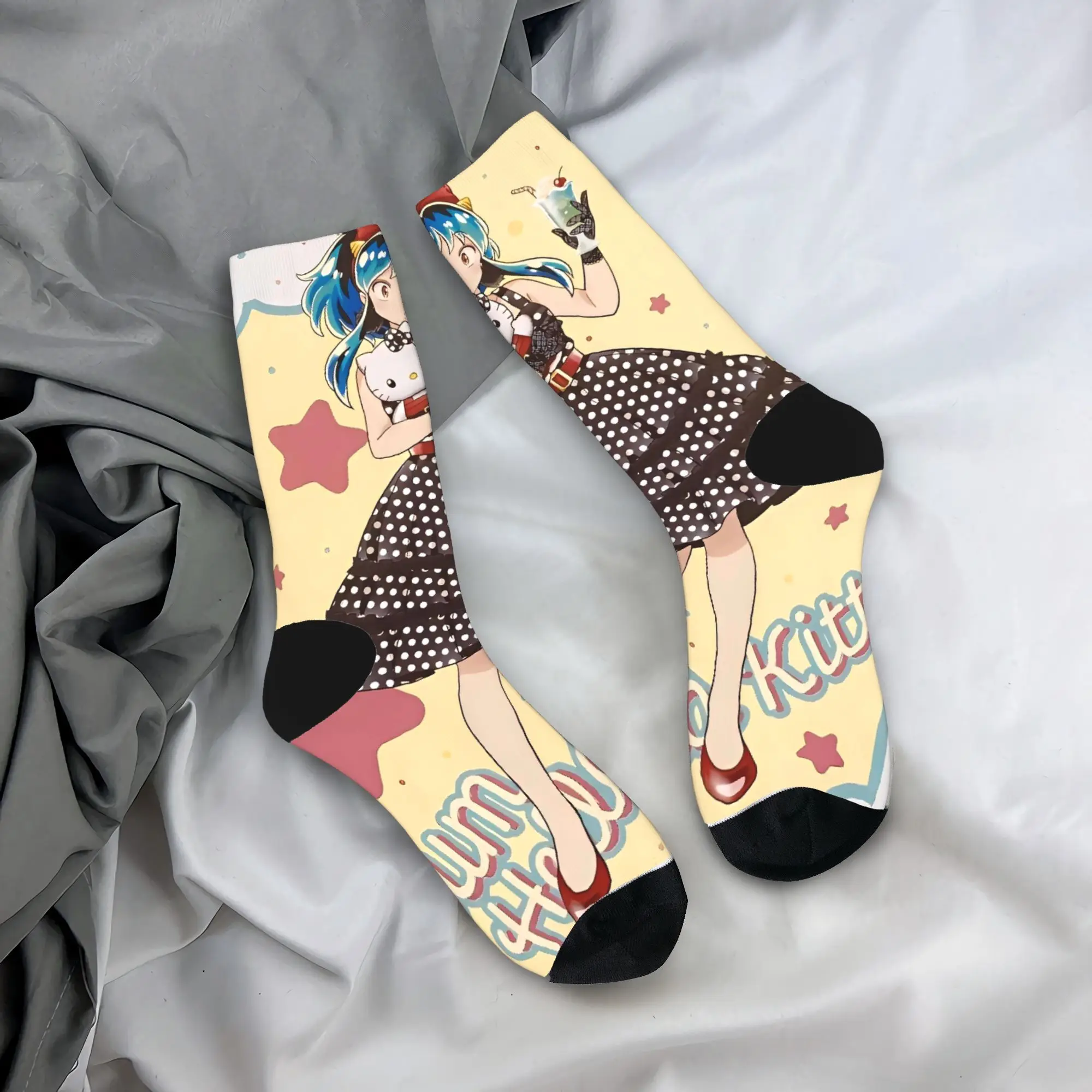 Couple Socks Goth Lum Urusei Yatsura  Stockings Non-Slip Soft Socks Winter Funny Graphic Climbing Socks