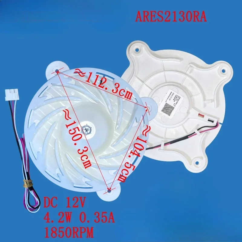 Motor de Ventilador para Refrigerador Samsung ARES2130RA 12V/4.2W 0.35A, Motor para Congelador y Refrigerador