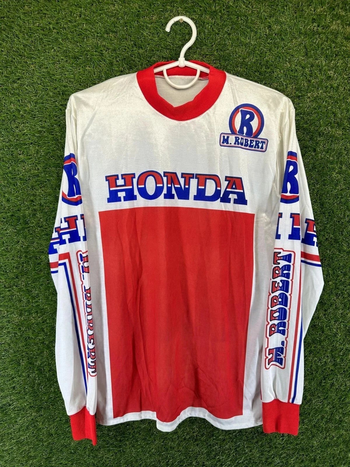 

Мужской гоночный костюм Honda для велоспорта по бездорожью, дышащая, быстросохнущая мотоциклетная рубашка с длинными рукавами, подходящая для горной езды.