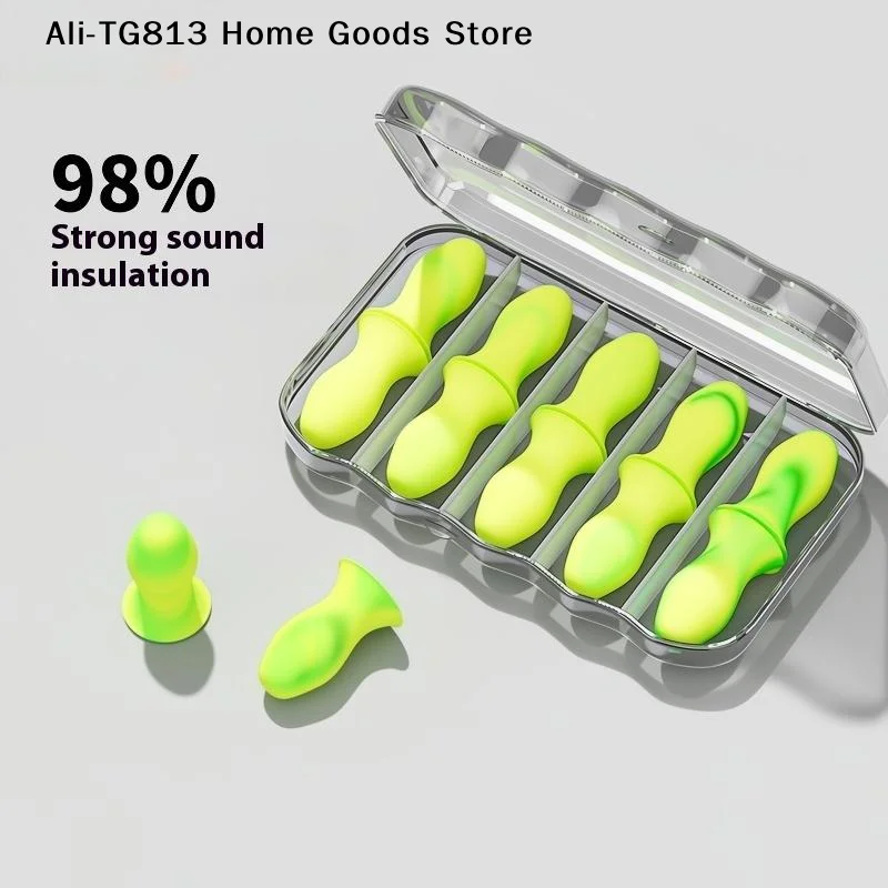 

[TG813]1/3/5 Boxes Anti-Noise Sleeping Aid Ear Care Reusable Sleep Ear Plugs Noise Reduction Sound Insulation Earplugs