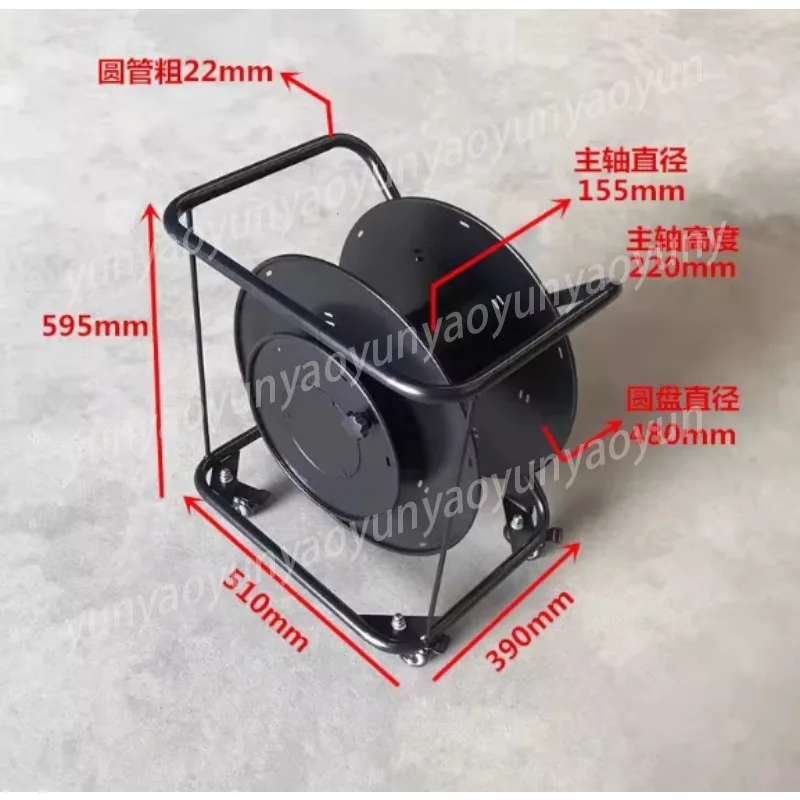 

Portable Cable Reel, Empty Extension Cord Winder for Wire Management, Heavy Duty Power Cord Spool