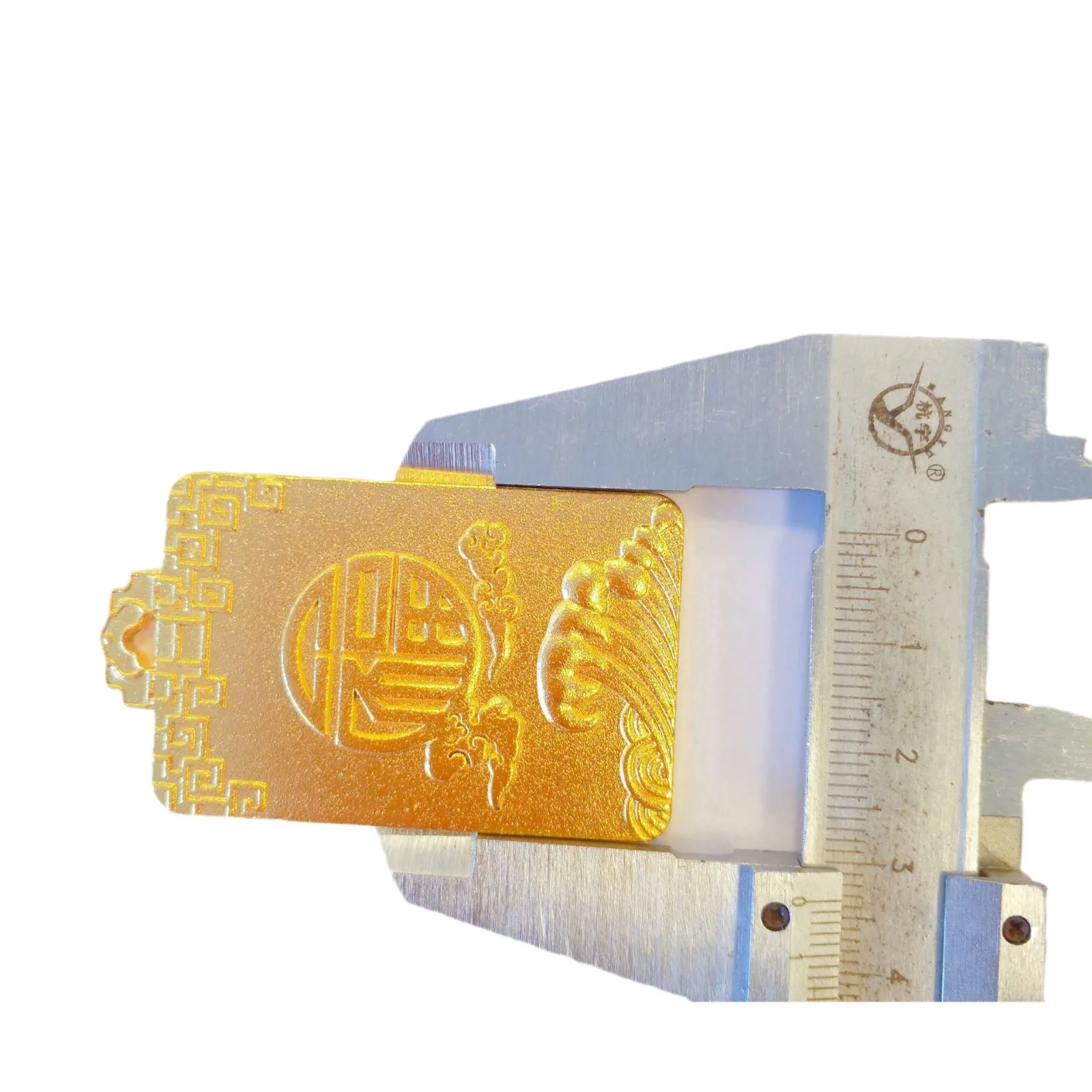 

Pendant "Ride the Waves" Unisex 24K Gold AU999 - Theme pendant, pure gold, shows fearless aura for all genders