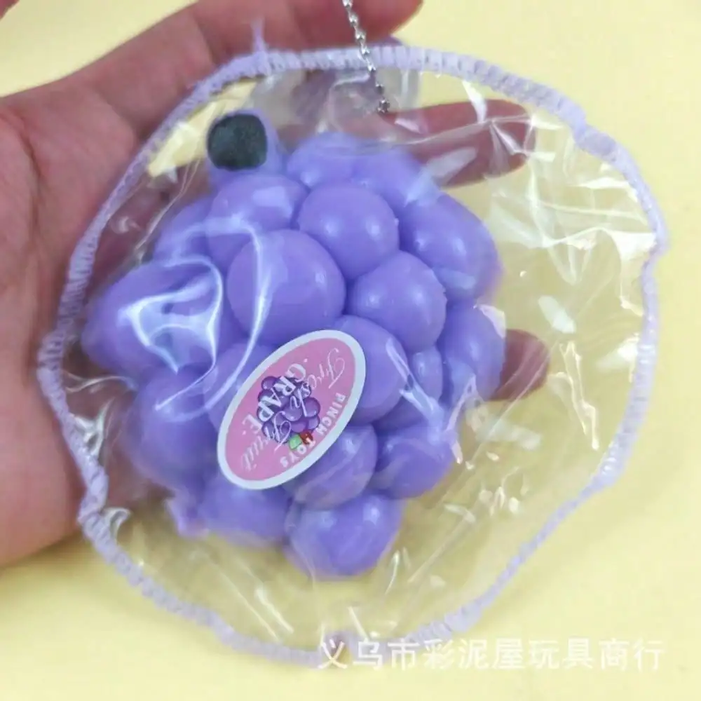 New Arrival Stitched Simulated Fruit Squishy Slow Rising Soft Elastic Sensory Fidget Toy Delicate Stitching Detail Anti-Anxiety Desktop Decor Portable Collectible Decompression Ornament