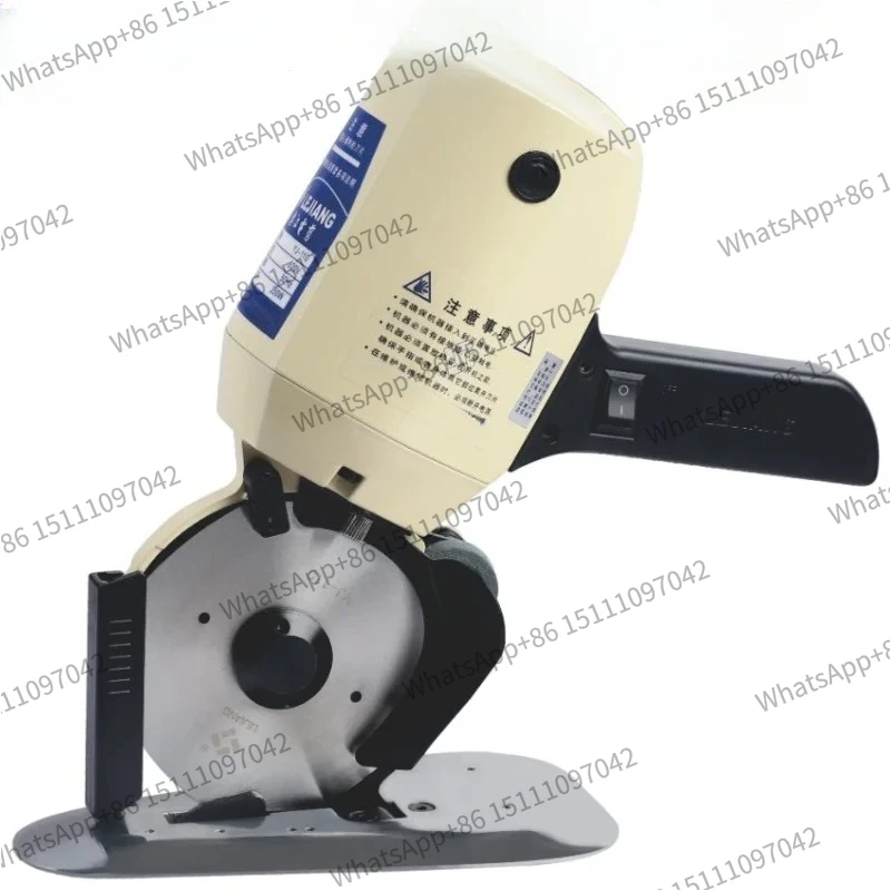 YJ-110 Circular Knife Electric Scissors Hand Pushing Electric Circular Knife Cutting Machine Small Cloth Cutting Machine