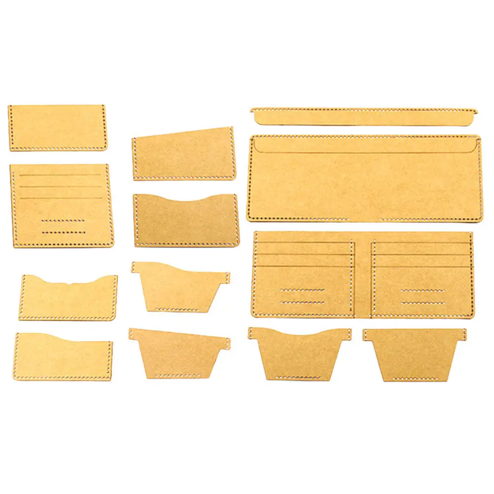 1Set Wallet Production Template Acrylic Wallet Pattern Template Quilting Stencils Cutting Dies Purse Patterns