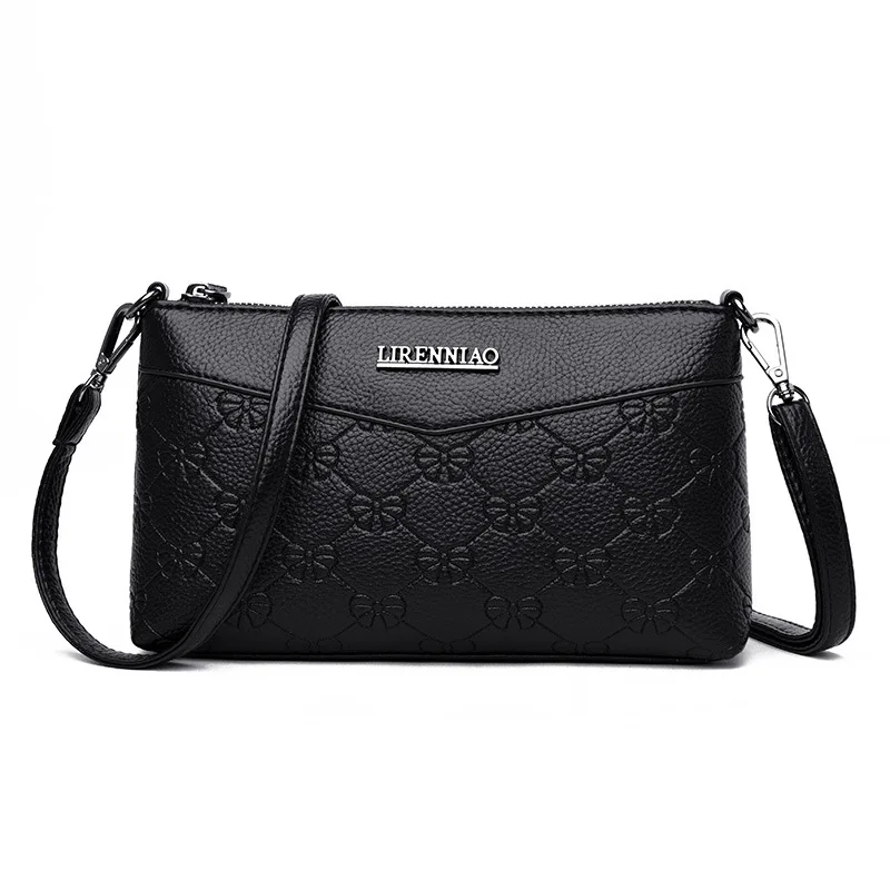 

Fashion Clutch Bag Women with Embossed Design Textured Single Shoulder Crossbody Bag Middle-aged Elderly