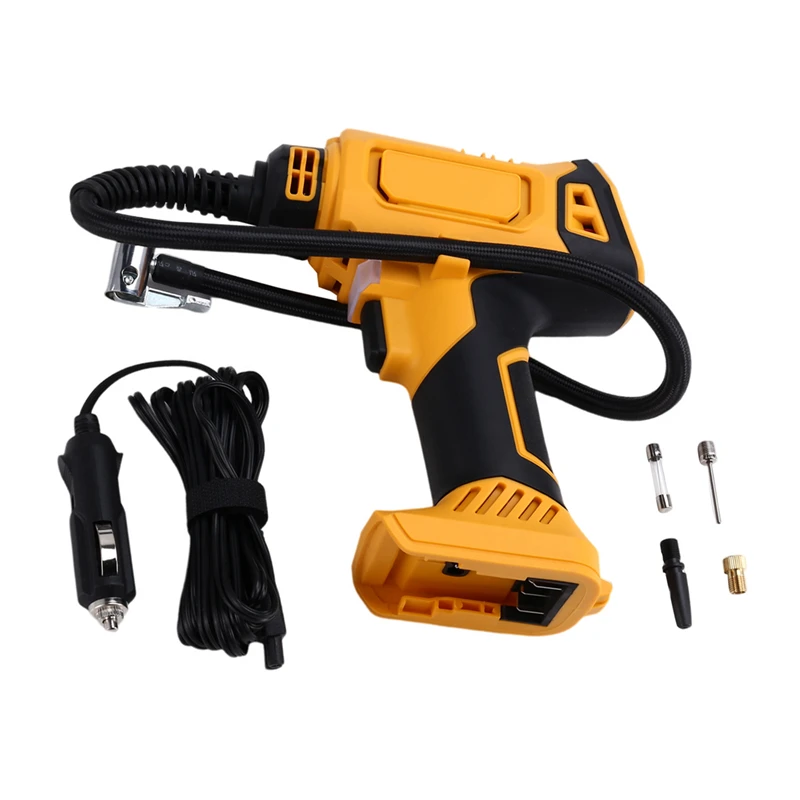 Automatic Tire Inflator Air Compressor Cordless Digital Electric Pump For Dewalt 18V 20V Battery