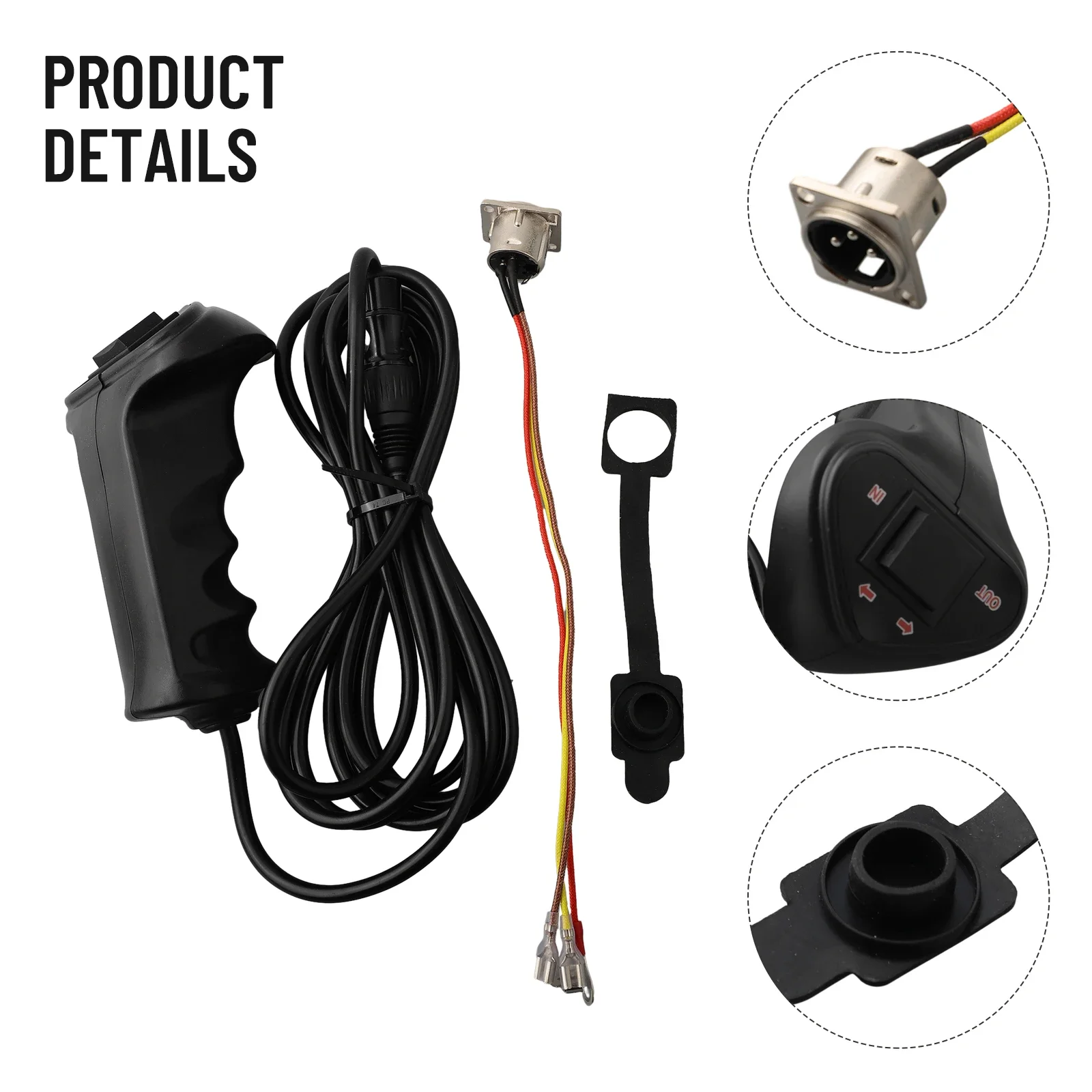 Lightweight Long Service Life Manual Control Handle Wired Features Handheld Remote Control About 3.6 Meters Cable Length