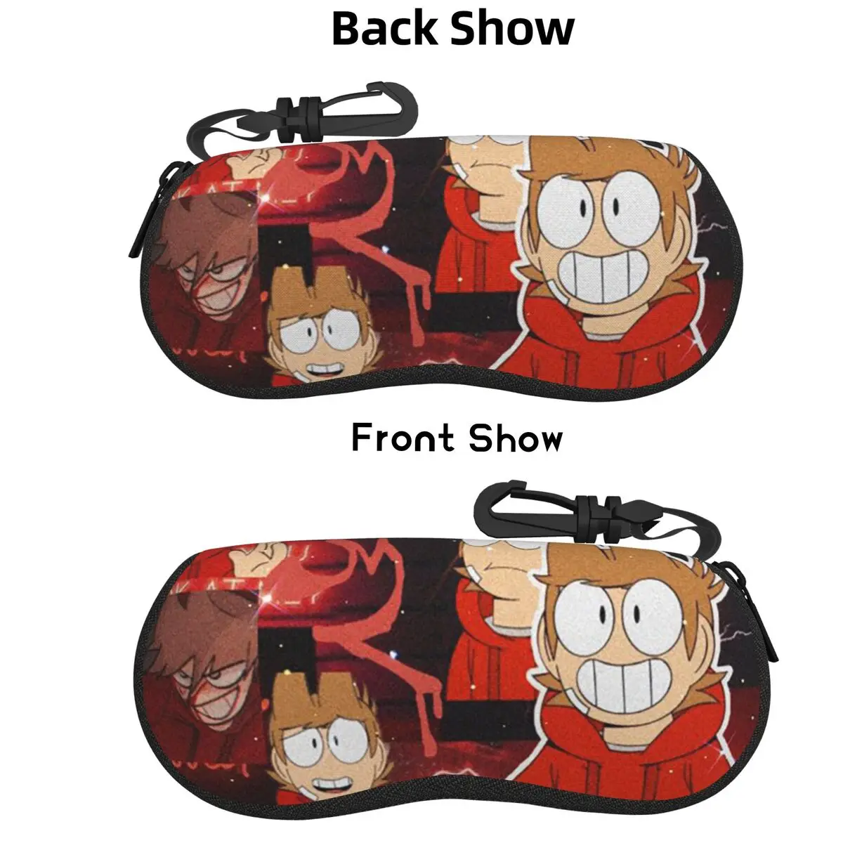 

Eddsworld Shell Glasses Case Protective Sunglasses Box Women Men Soft Eyeglass Bag Pouch