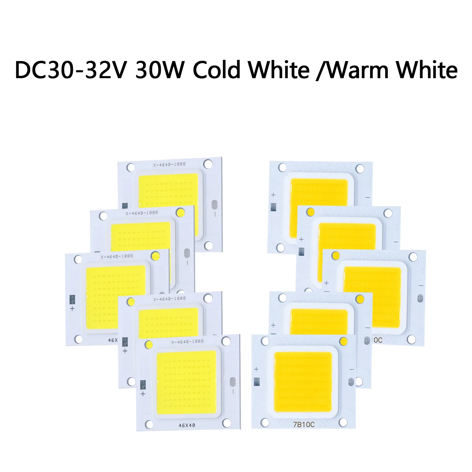 High Power 900ma Led Cob Chips 5 Stks/partij 30W Licht Kralen Smd Diy Voor Led Lamp Koud Warm Wit Schijnwerper Spot Licht Draagbaar