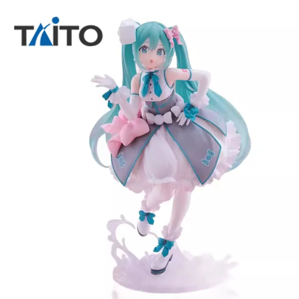 

In Stock Taito Kuji Hatsune Miku 39 (Miku) No Hi Kinen Kuji 2Nd Season B Prize - Melty Sugar Ver. Original Anime Model Toys 18CM