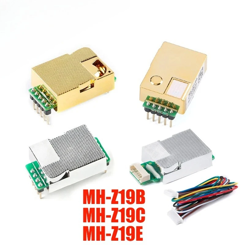 MH-Z19 MH-Z19C MH-Z19E MH-Z19B IR Infrared CO2 Sensor Carbon Dioxide Gas Sensor Module CO2 Monitor 400-5000 0-5000ppm UART PWM
