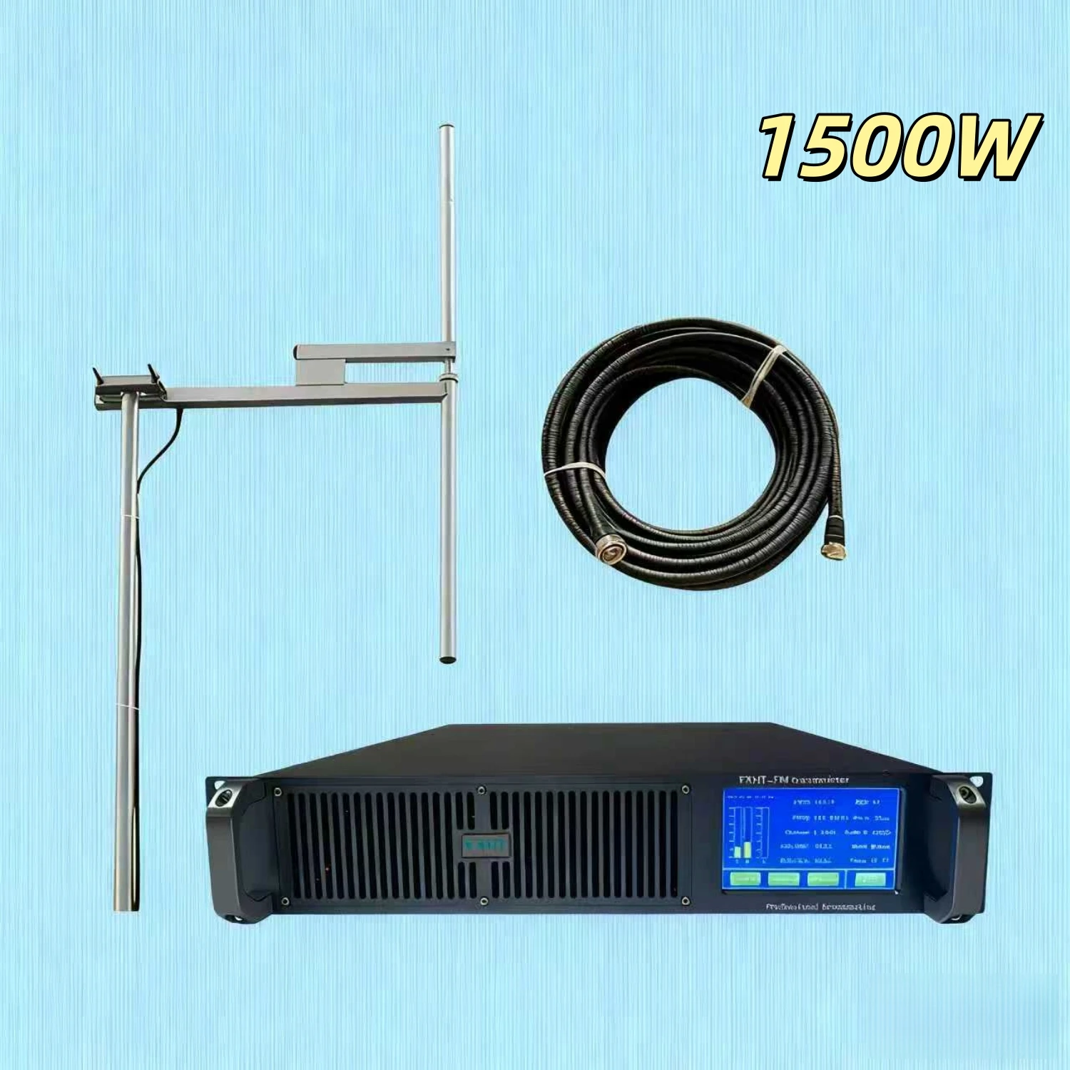 

HP- Upgrade model YXHT-2-2U Touch Screen 1500W FM Broadcast Transmitter Kit